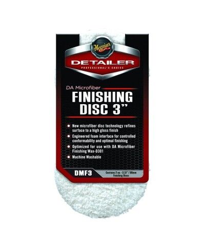 Meguiar's Da Microfiber Finishing Disc 3"- pad microfibra de finish