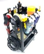 Carucior mobil PRO pentru detailing - 3 rafturi - Detailing trolley Poka Premium Equipment - 1