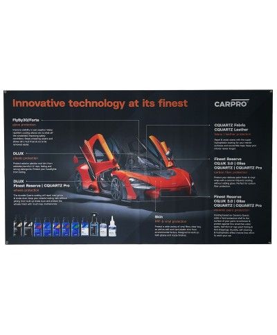 CarPro Big Fabric Banner 210x150cm - Banner perete CarPro - 1