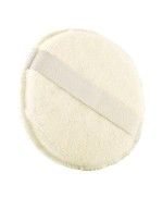 Wax Applicator White Microfiber - Aplicator rotund cu elastic ingrijireauto.ro - 1