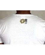 T-shirt White Retro - Tricou alb bumbac Poka Premium Equipment - 4