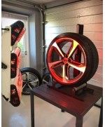 Suport pentru roti - suport pentru lucrari la anvelope si jante - wheel stand Poka Premium Equipment - 6