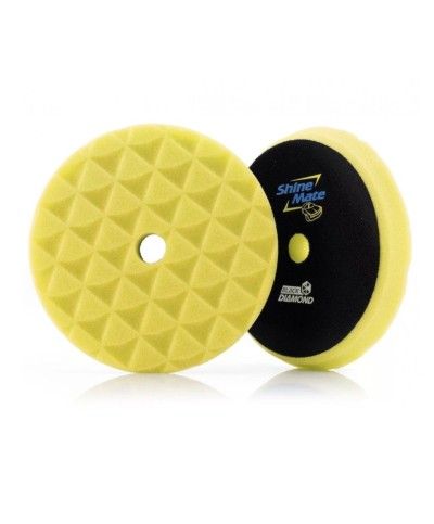 Shine Mate 6 Inch Foam Pad Yellow Diamond - Taiere medie spre mare - Pad spuma 150-180mm Shine Mate - 1
