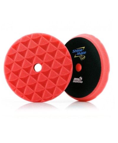 Shine Mate 6 Inch Foam Pad Red Diamond Finish - Pad spuma 150-180mm Shine Mate - 1