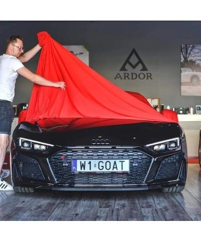 Premium quality car cover red - SUV Combi - husa auto premium Poka Premium Equipment - 2