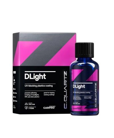 CarPro CQuartz DLight 30ml KIT Anti UV Coating - protectie PPF, faruri si plastic CarPro - 2