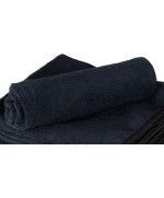 Black All In-Out Microfiber 330GSM 40x40cm- Microfibra neagra exterior, interior, ceramica ingrijireauto.ro - 1