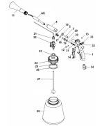 Rotate Set AK OEM Tornador Black  Z-020, Z-020S, Z020RS SPZ0200AK - Piesa de schimb originala Tornador - 3