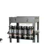 Suport pentru 5 recipienti 1L LITE - compatibila carucior detailing