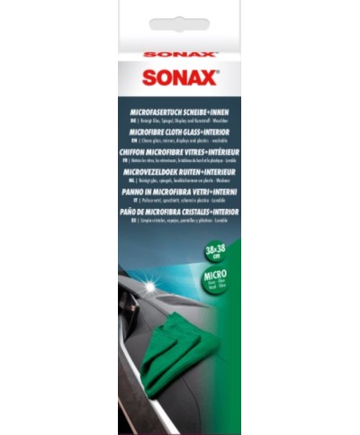 Sonax Microfiber Cloth Glass + Interior - microfibra geamuri sticla si interioare